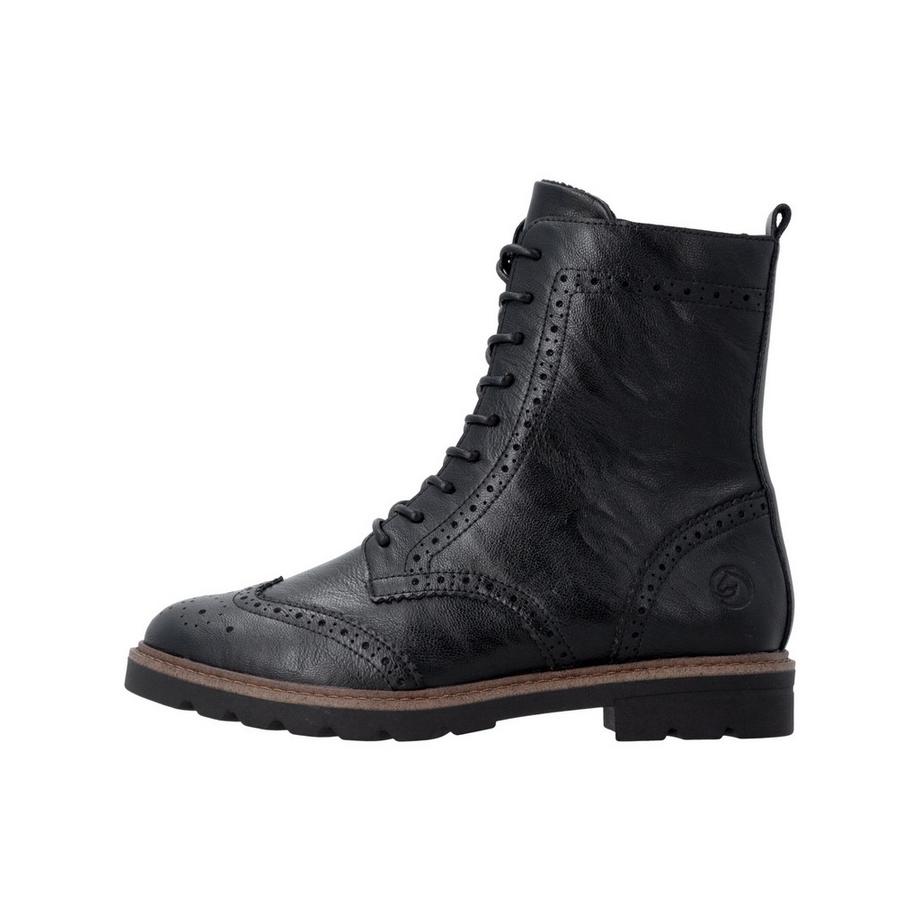 Remonte Schnürstiefelette mit Brogue Details  
