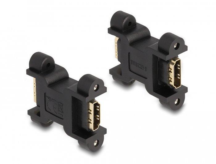 DeLock  DeLOCK HDMI Adapter Buchse zu Buchse mit Schraubanschluss 