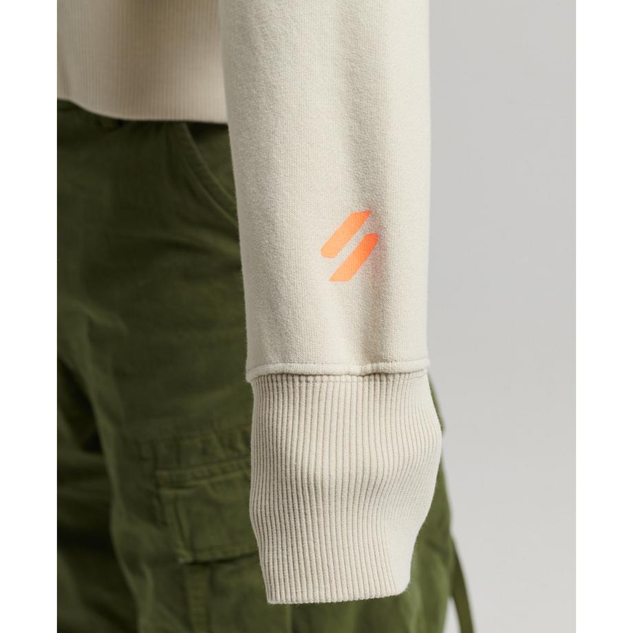 Superdry  Felpa corta da donna con cappuccio Superdry Core Sport 