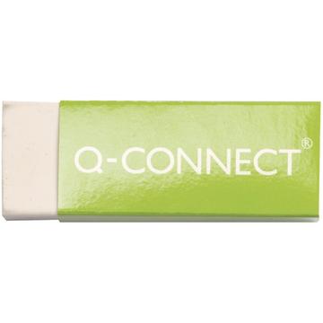 Q-CONNECT KF00236 Radierer Gummi Grün, Weiß 1 Stück(e)