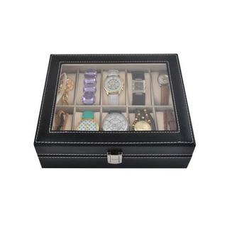 Northio  Boîte à montres avec 10 compartiments - Noire 