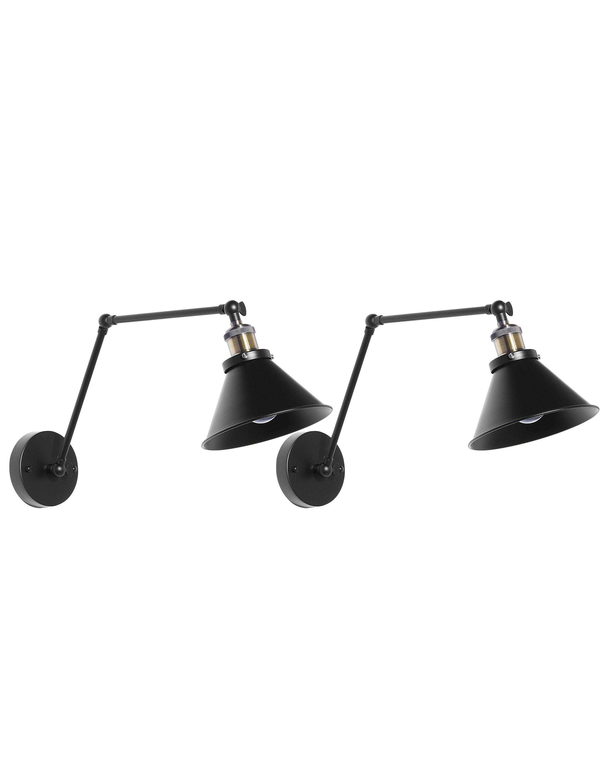 Image of Set mit 2 Lampen aus Metall Industriell NARVA Set mit 2 Lampen aus Metall Industriell NARVA