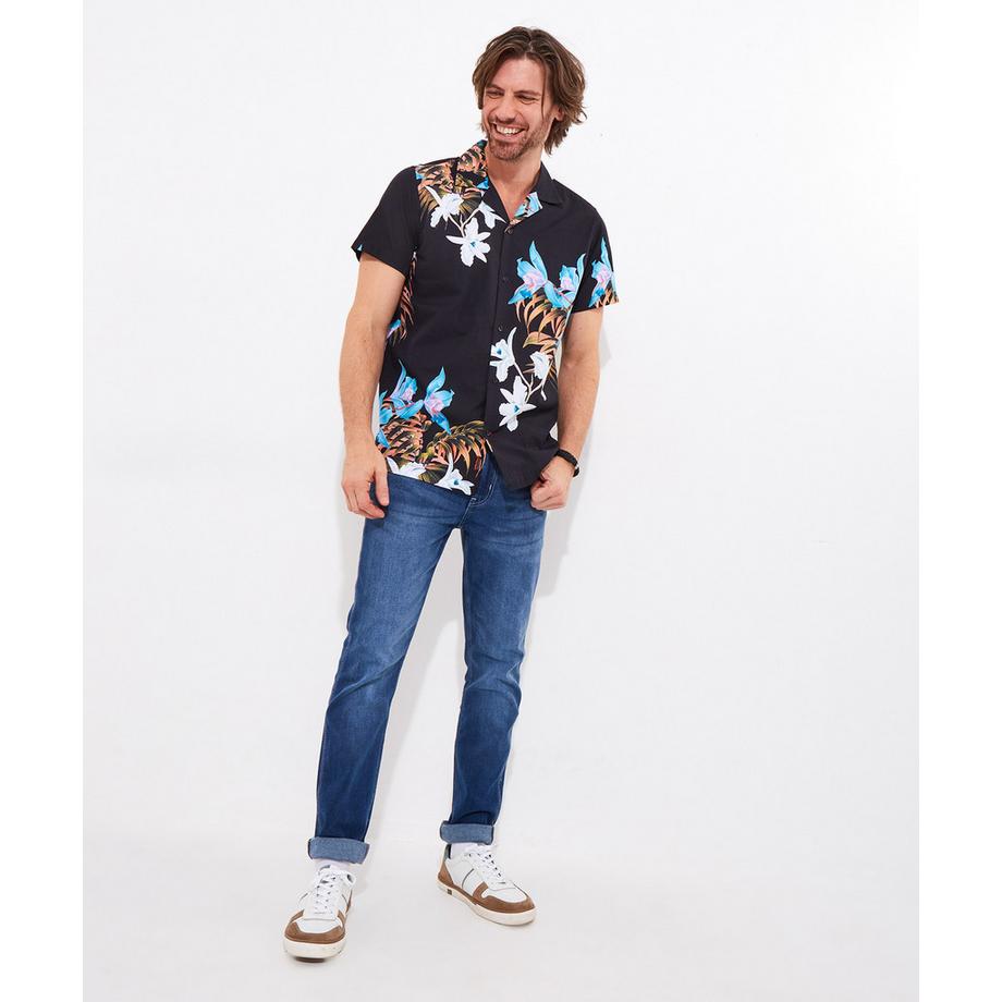 Joe Browns Chemise Col Revers Imprimé Floral Tropical  