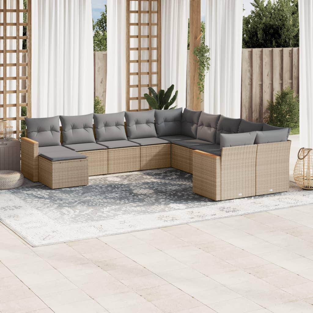 VidaXL Garten sofagarnitur poly-rattan  