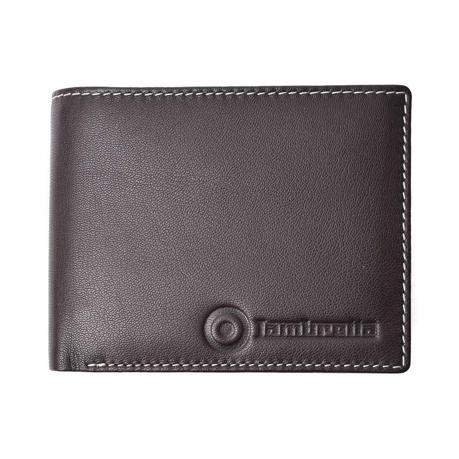Lambretta Lederbrieftasche mit Logo  