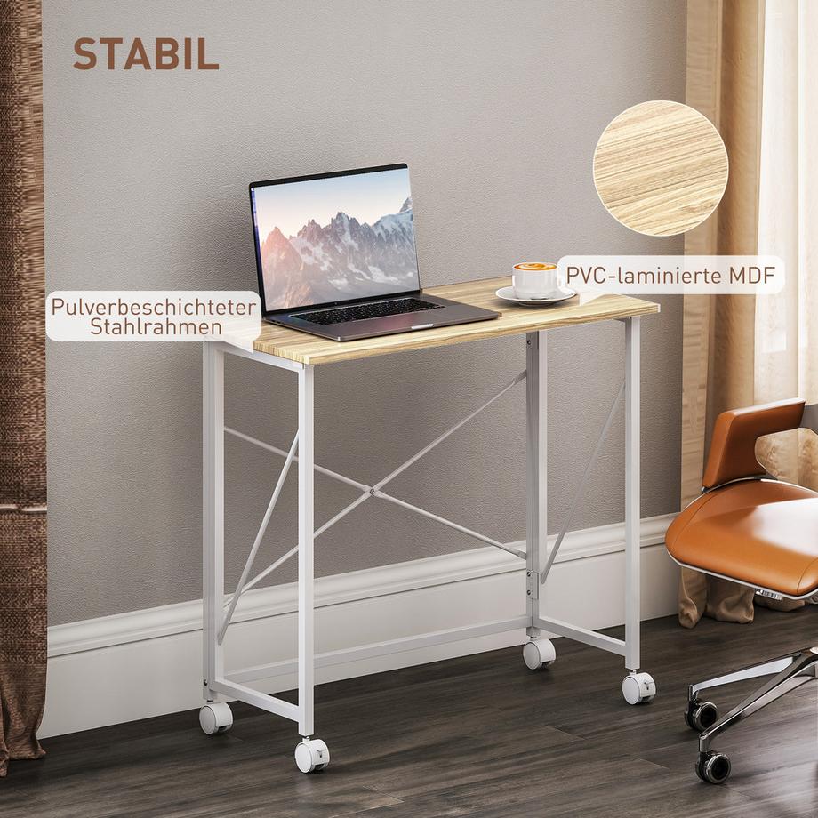 HOMCOM Klappbarer Schreibtisch  