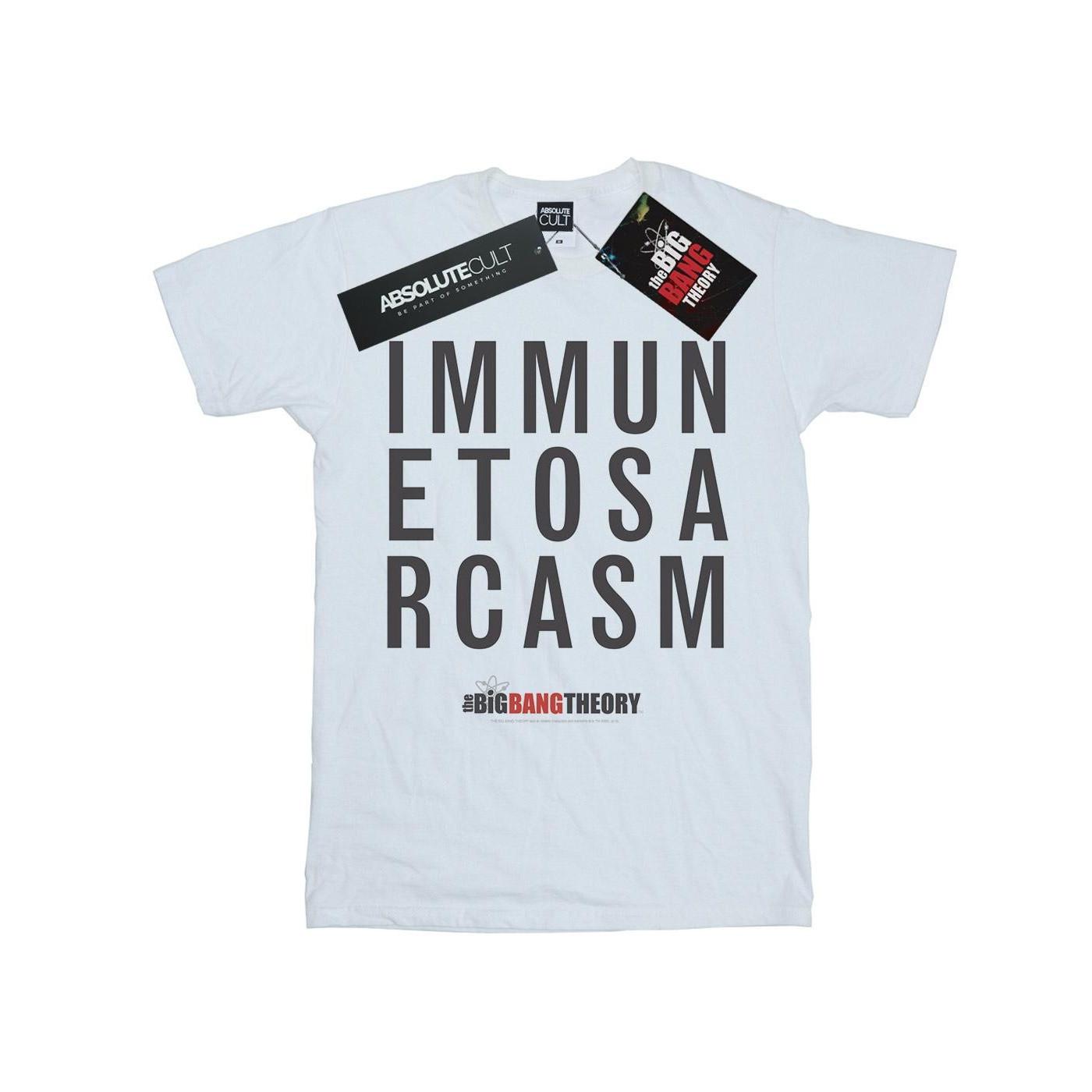 Image of Immune To Sarcasm Tshirt Herren Weiss L