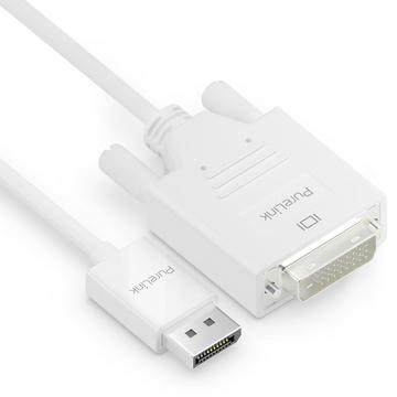 PureLink IS2010-030 câble vidéo et adaptateur 3 m DisplayPort DVI-D Blanc