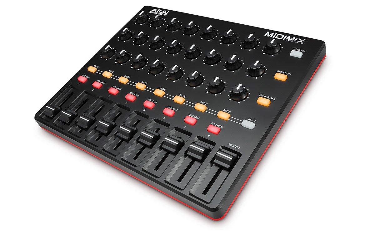 AKAI  Akai MidiMix 3 Kanäle Schwarz, Rot 