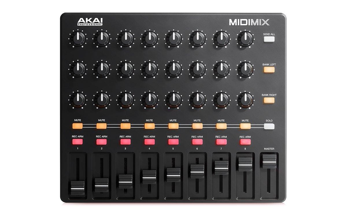 AKAI  Akai MidiMix 3 Kanäle Schwarz, Rot 