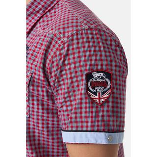 LONSDALE Hed Berny Camicia Maniche Corte Vestibilità Aderente  