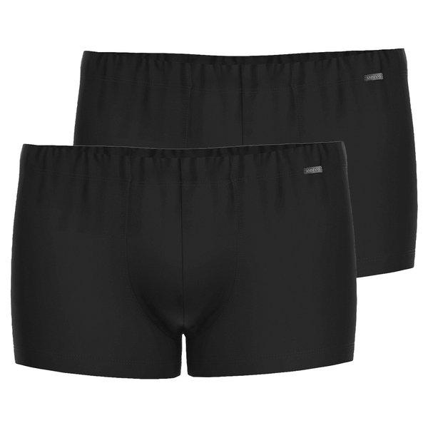 Image of 2er Pack Tencel - Retro-short Pant Herren Schwarz XL