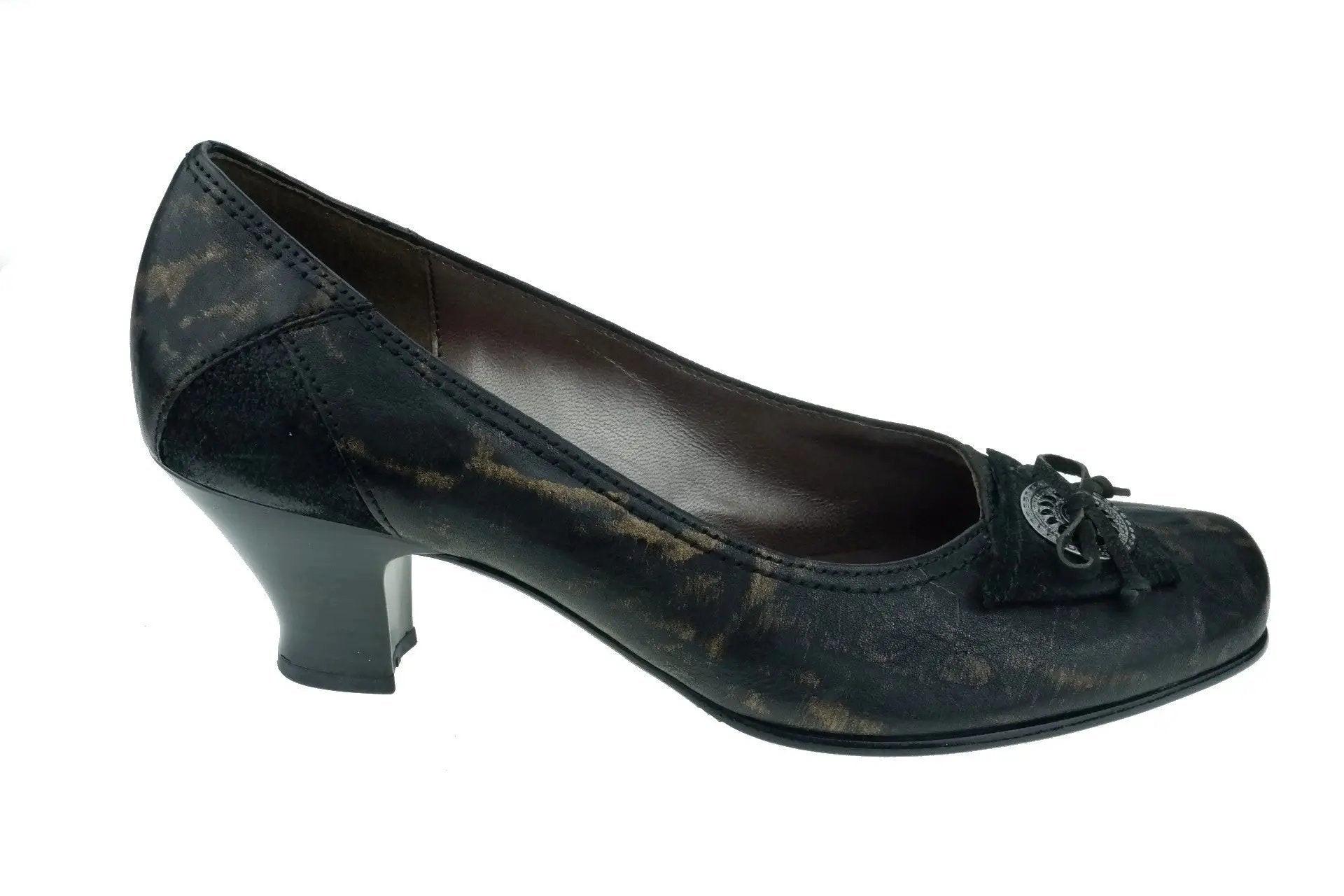 Image of 51.363.67 - Leder Pump Damen Schwarz 40.5
