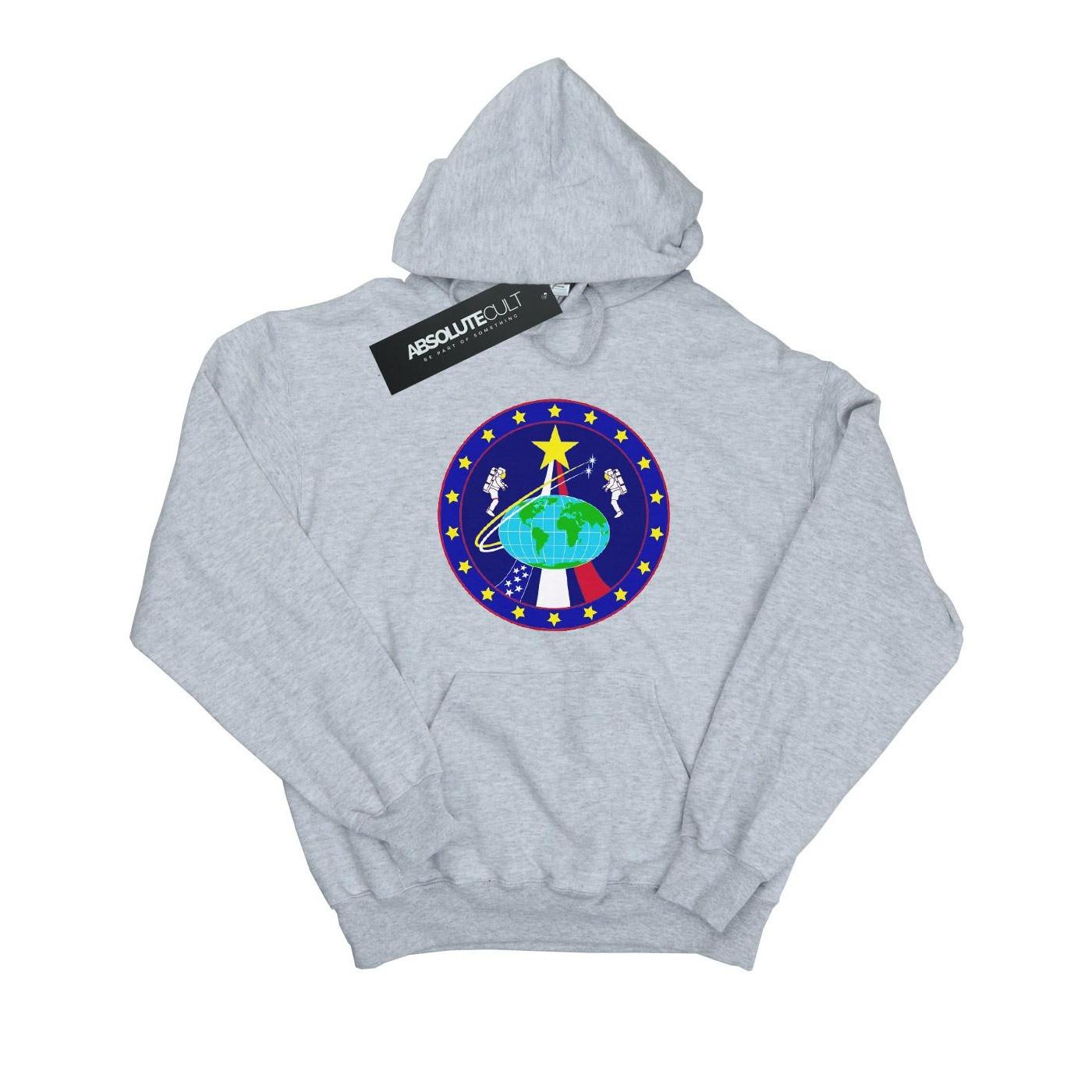 Image of Classic Globe Astronauts Kapuzenpullover Mädchen Grau 116