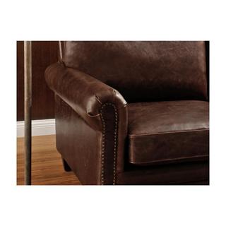 Vente-unique Fauteuil en cuir vieilli CASSANDRA  