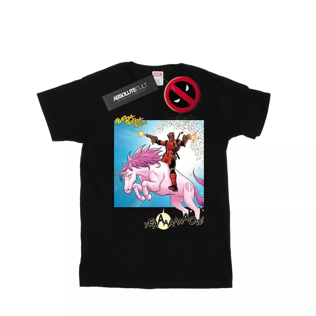 MARVEL - Hey You TShirt, für Damen, Schwarz, Größe S