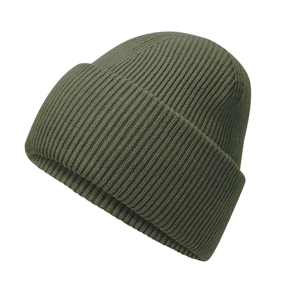 Beechfield Bonnet côtelé avec revers  