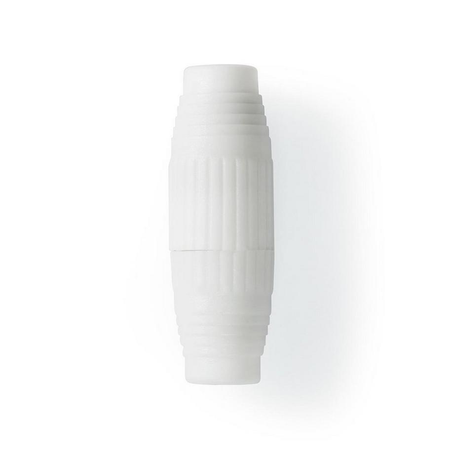 Nedis  Satelliten- & Antennenadapter | IEC (Koax) Buchse | IEC (Koax) Buchse | Vernickelt | 75 Ohm | Gerade | Kunststoff | Weiß | 1 St. | Fensterdose mit Euroschloss 