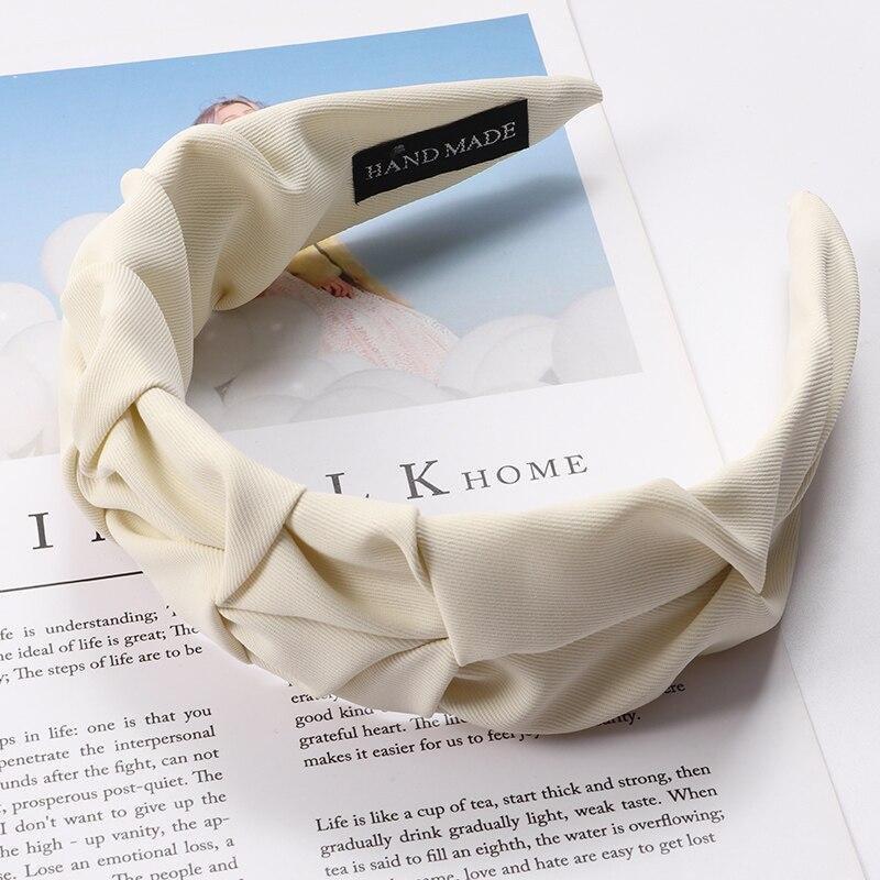 B2X  Diadème élégant - textile blanc 