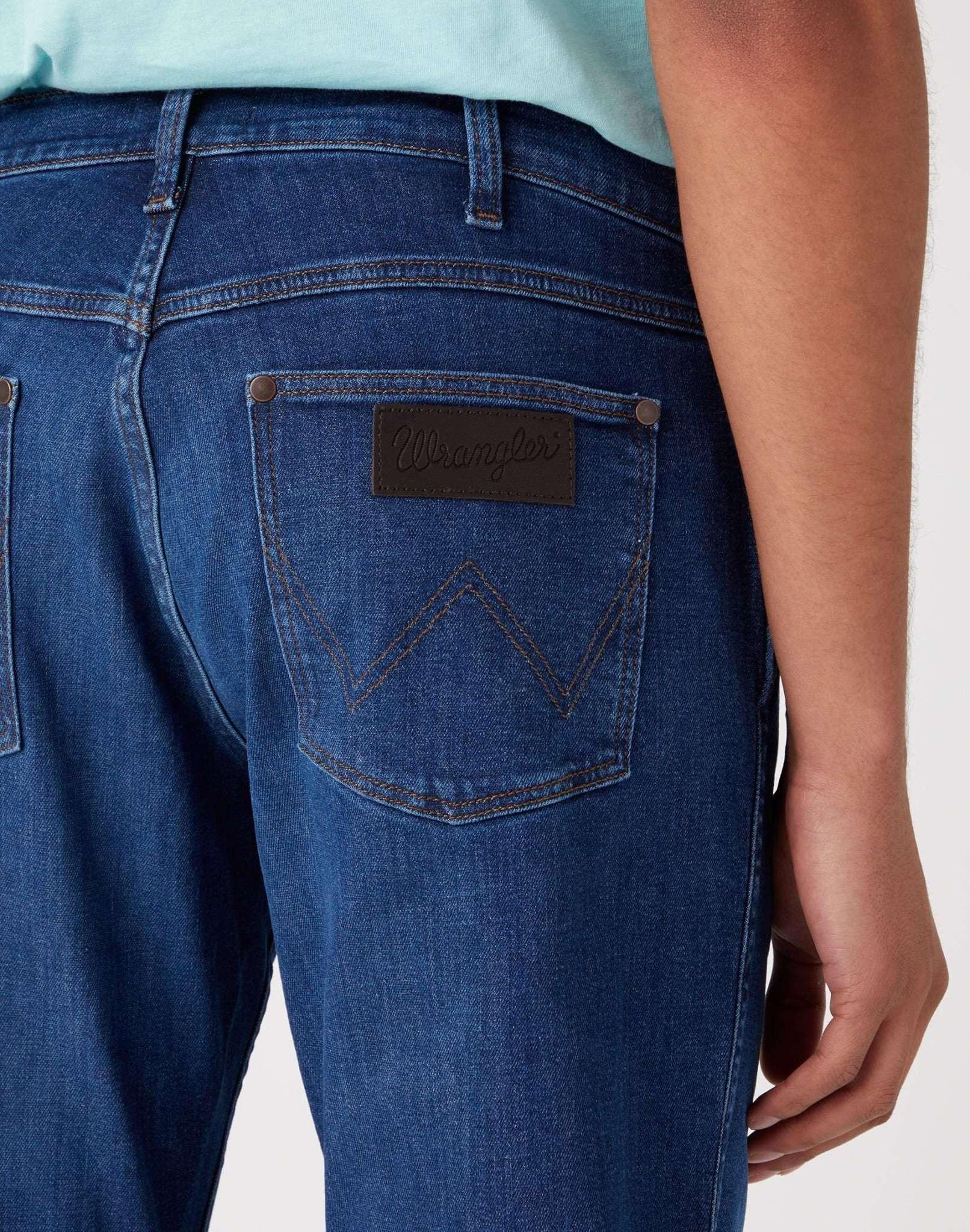 Wrangler Greensboro Medium Stretch Jeans Gamba Dritta  