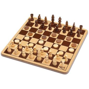 Schach & Dame in Metallbox