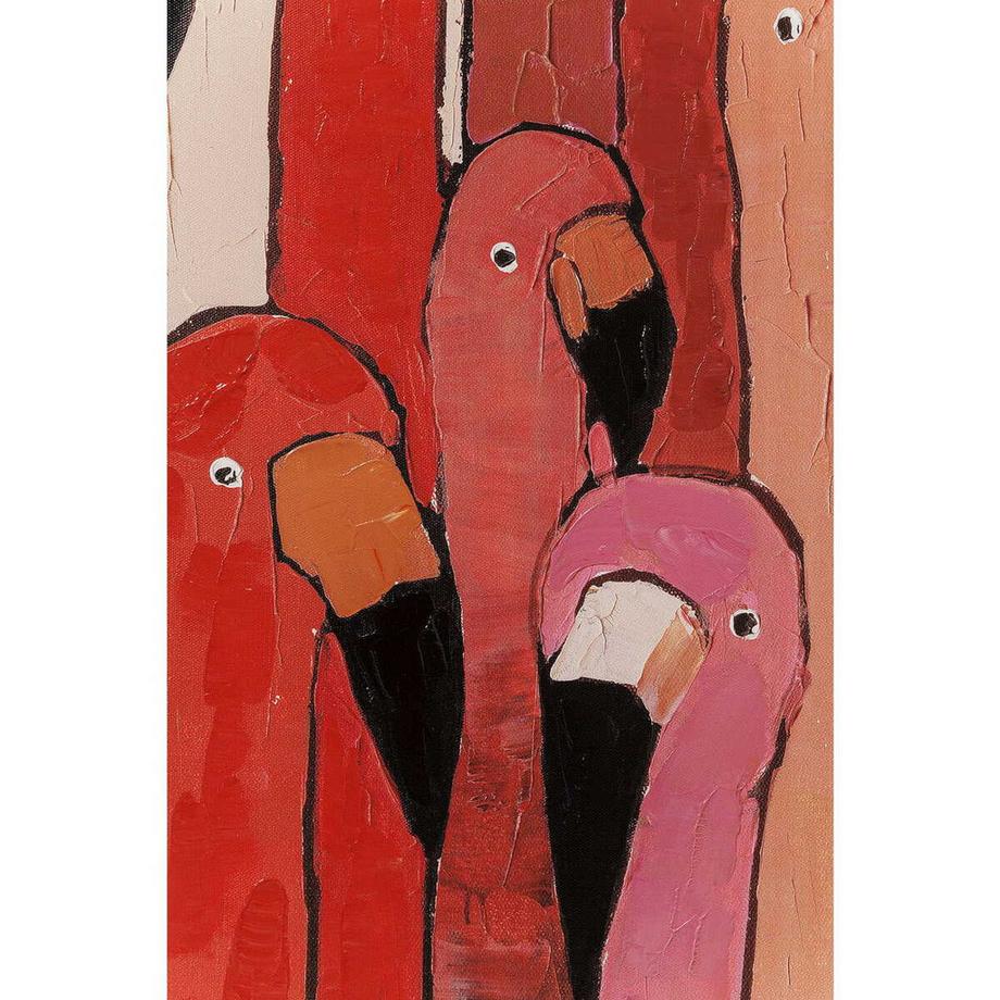 KARE Design Tableau Touched Flamingo Meeting 120x90cm  