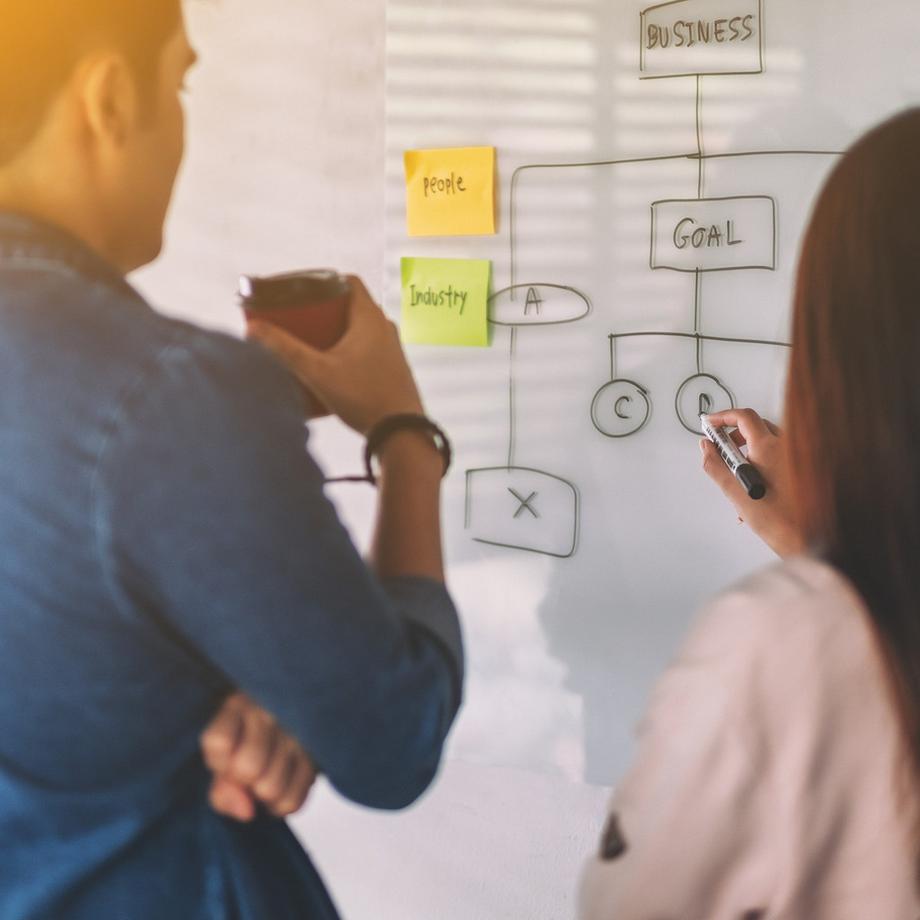 B2X  Tableau magnétique en verre noir 