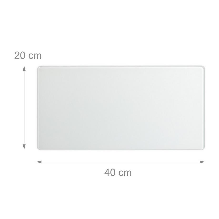 B2X  Tableau magnétique en verre noir 