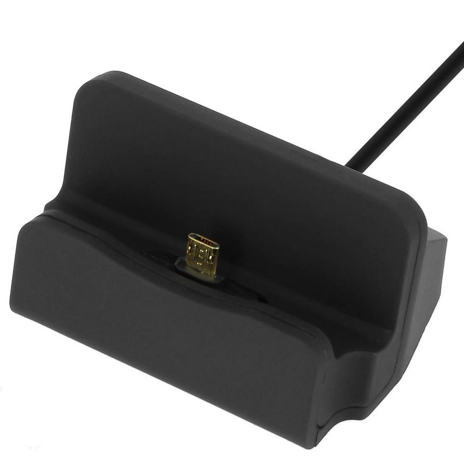 Avizar  Micro-USB Ladestation Schwarz 