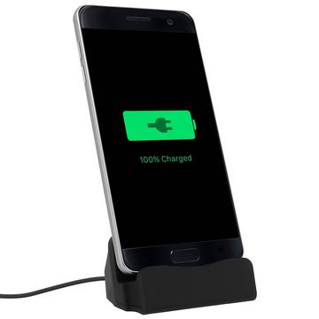 Micro-USB Ladestation Schwarz