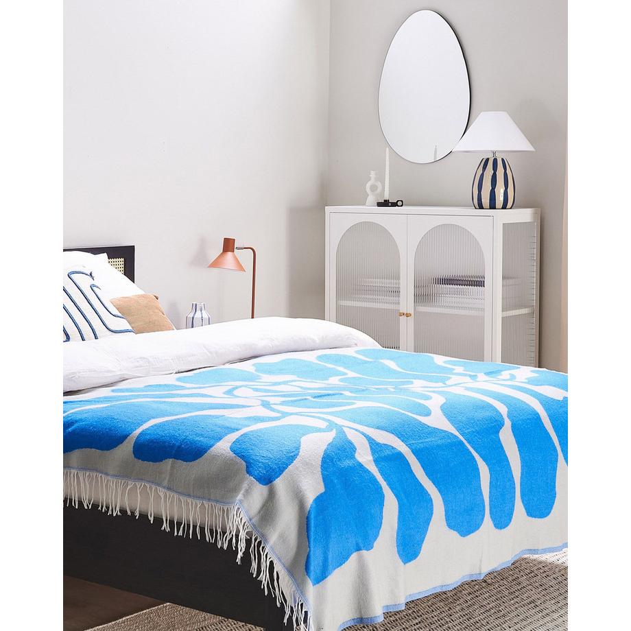 Beliani Credenza espositiva in vetro en Acciaio Moderno SARRE  