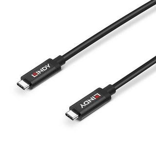 LINDY  43308 USB Kabel 5 m USB 3.2 Gen 2 (3.1 Gen 2) USB C Schwarz 