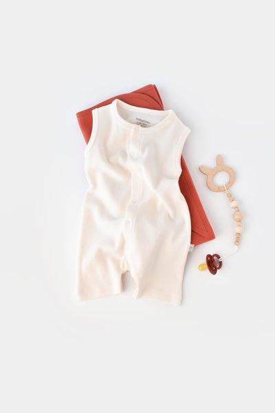 Image of Strampler Kurze, Ärmellos Unisex Écru 62