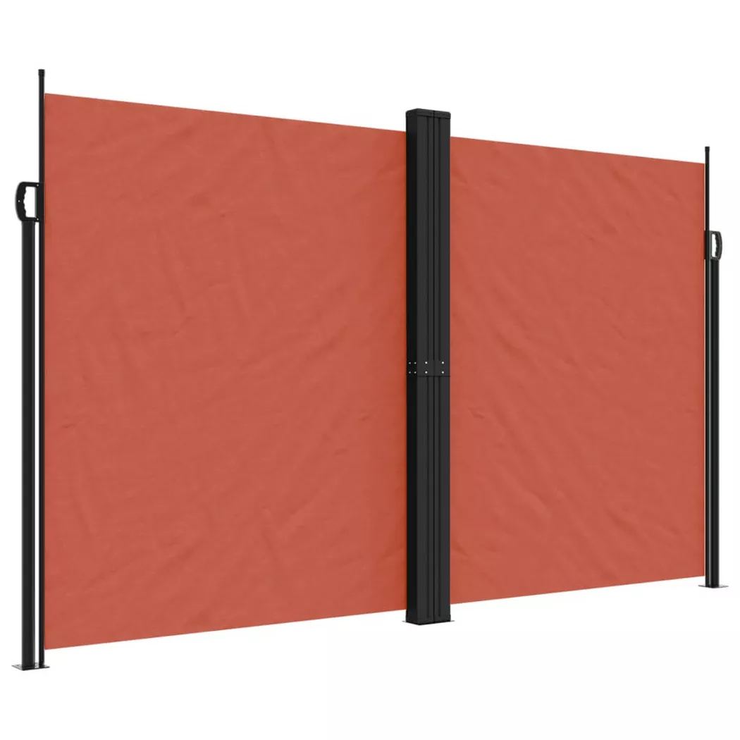 VidaXL - tenda da sole laterale retrattile, One Size, Arancione