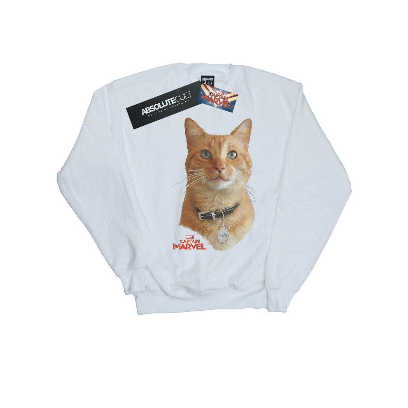 Image of Captain Goose Photo Sweatshirt Unisex Weiss 116