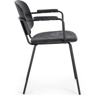 mutoni Fauteuil Sienna gris foncé  