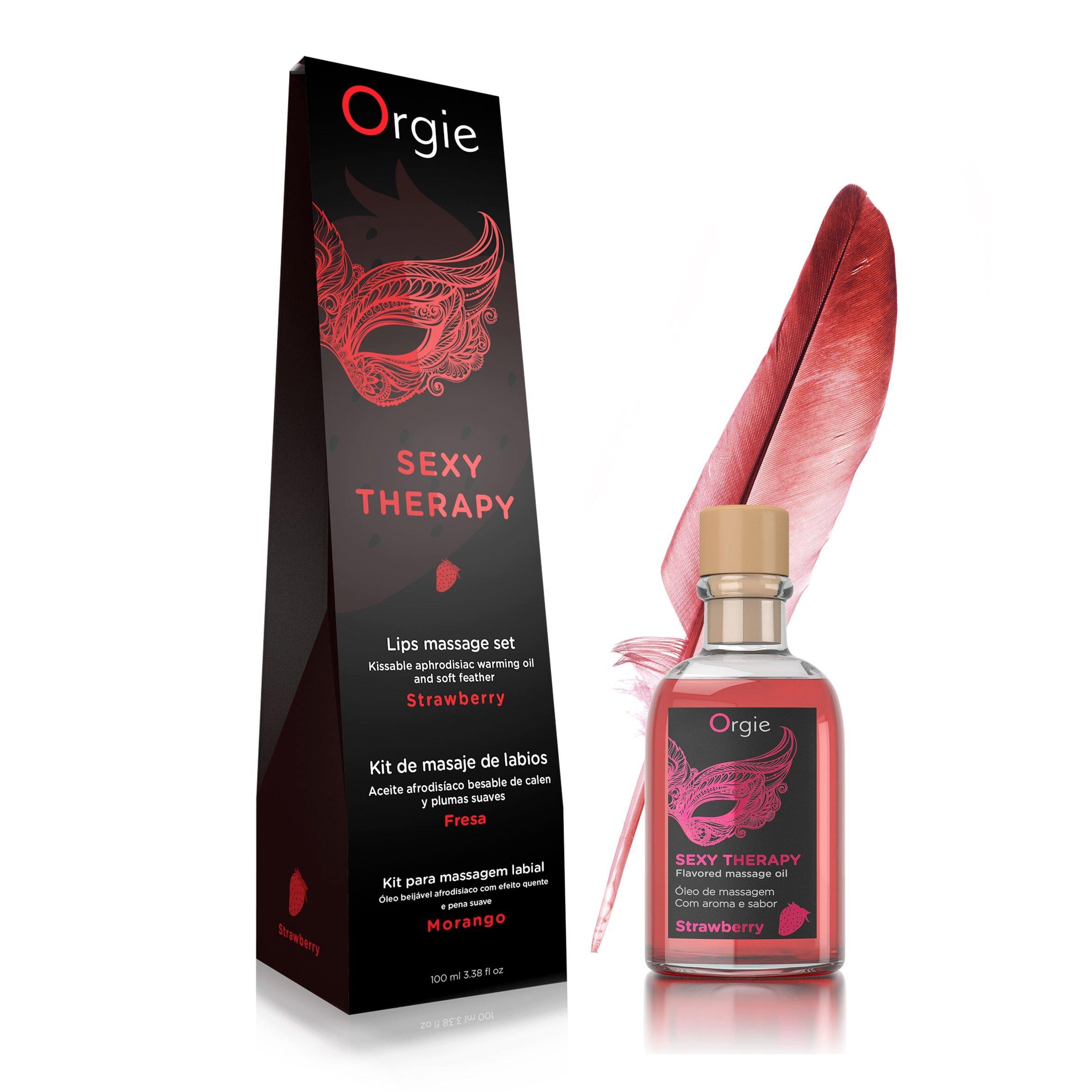 Orgie  LIPS MASSAGE KIT ERDBEERE 