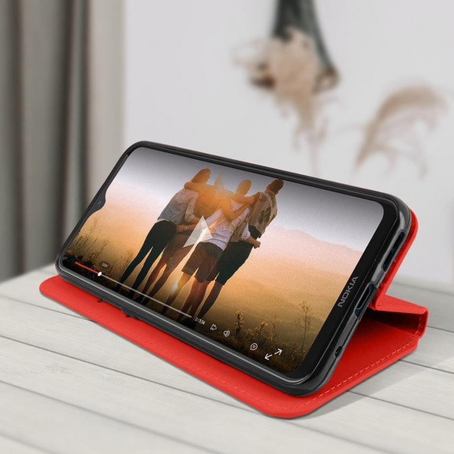 Avizar  Étui Nokia 5.3 Folio Rouge 