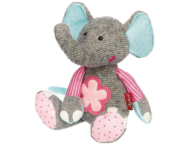 Image of Patchwork Sweety Elefant rosa (31cm)