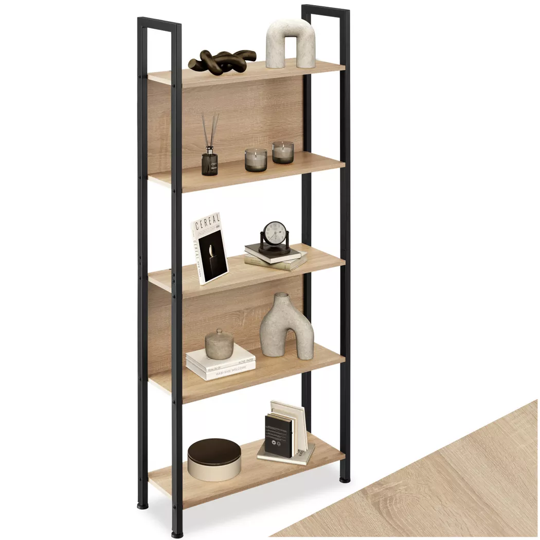 Tectake - Étagère Westport, 166CM, Sable