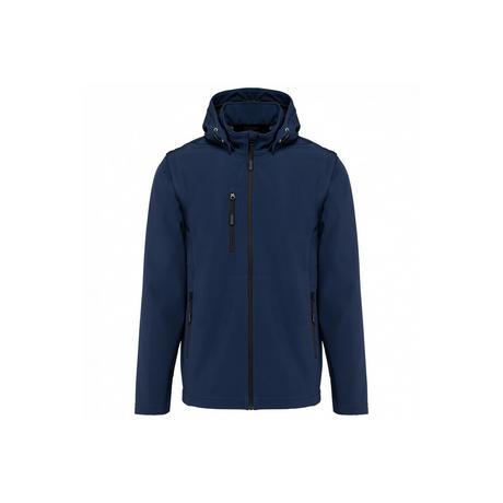 Kariban  3-lagige kapuzenjacke mit abnehmbaren ärmeln softshell 