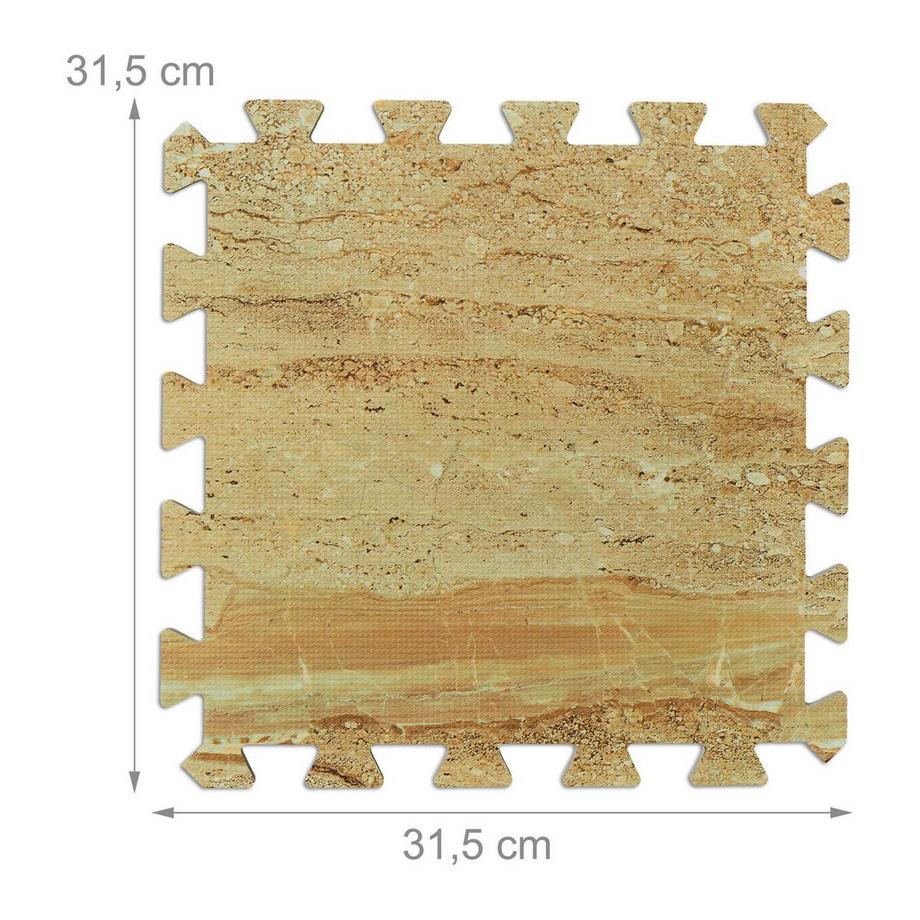 B2X  Bodenschutzmatte Fitness 9er Set 