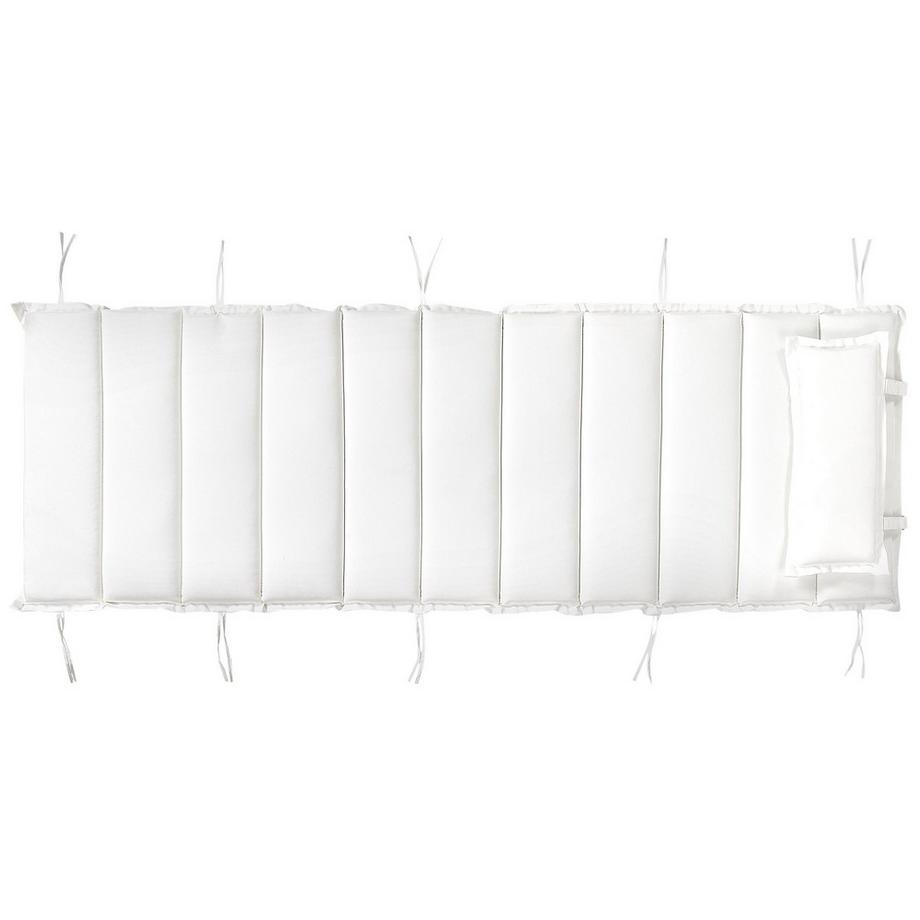 Beliani Coussin de transat extérieur en Polyester Minimaliste BRESCIA  