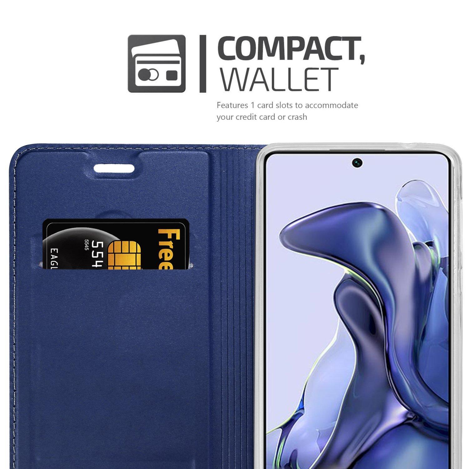 Cadorabo  Housse compatible avec Xiaomi 11T / 11T PRO - Coque de protection avec fermeture magnétique, fonction de support et compartiment pour carte 