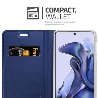 Cadorabo  Housse compatible avec Xiaomi 11T / 11T PRO - Coque de protection avec fermeture magnétique, fonction de support et compartiment pour carte 