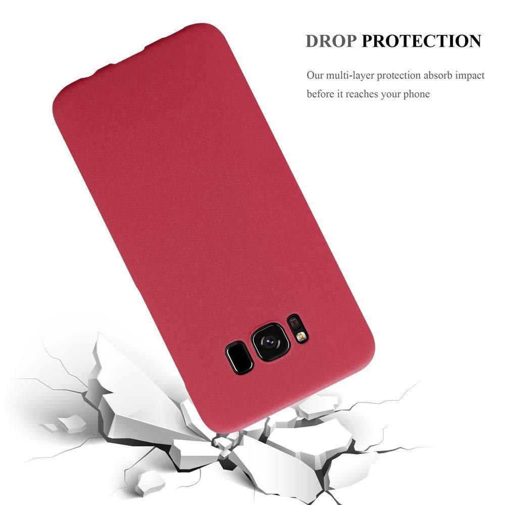 Cadorabo  Housse compatible avec Samsung Galaxy S8 - Hard Case Coque de protection à l'aspect givré contre les rayures et les chocs 