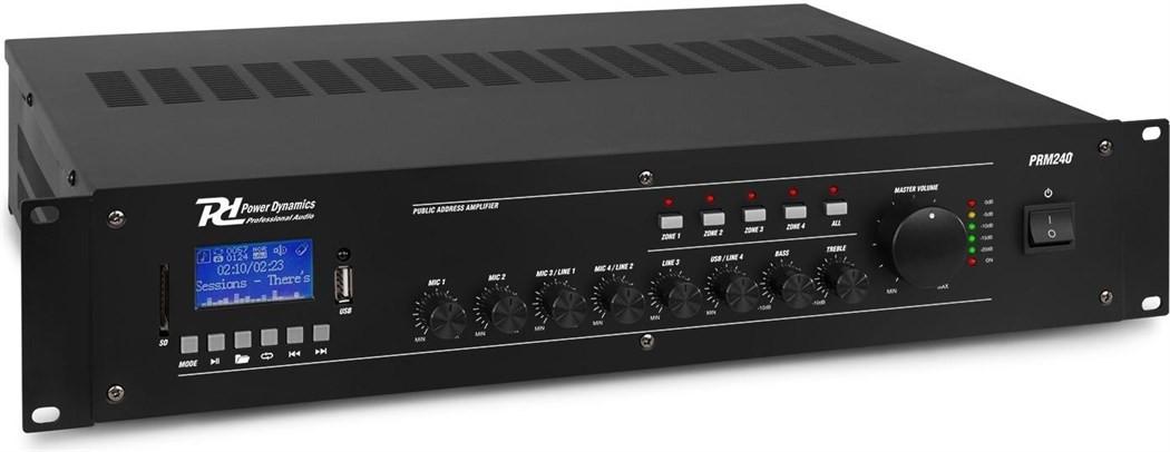 Power Dynamics  PRM240 100V Mixer-Verstärker 240W 