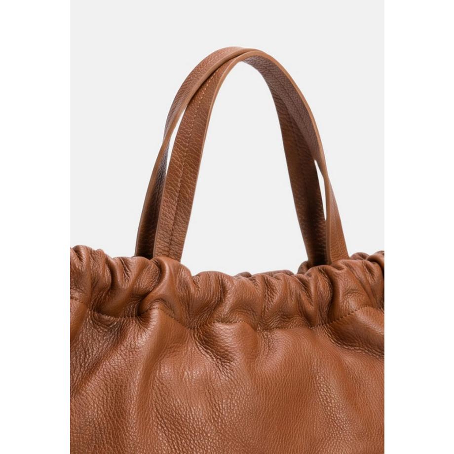 Virginia Rhinè Borsa a manici superiori con arricciatura  
