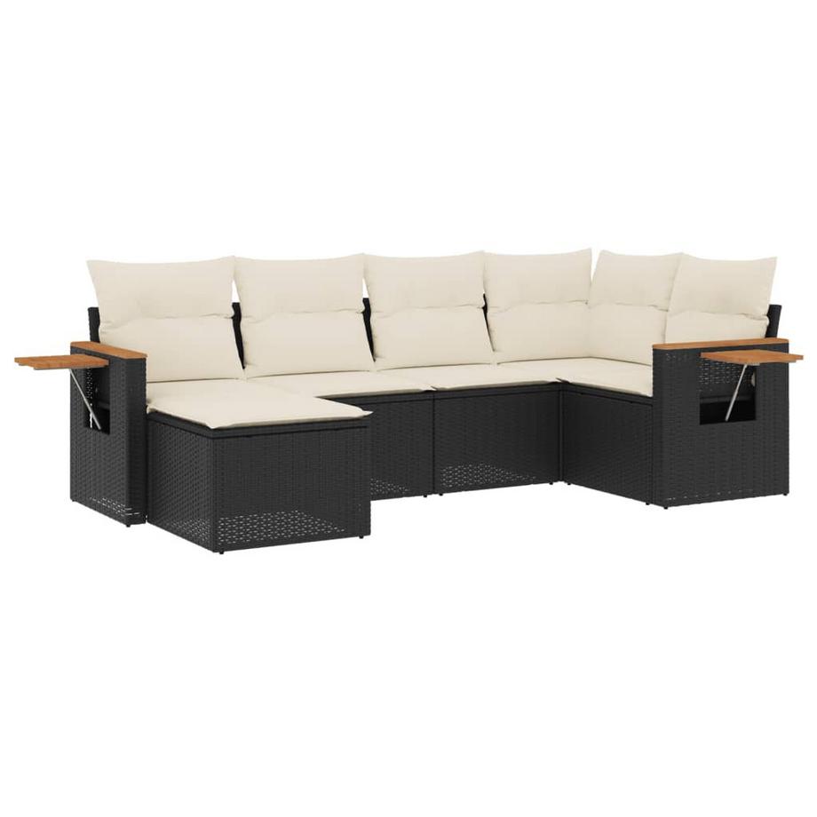VidaXL set divano da giardino Polirattan  