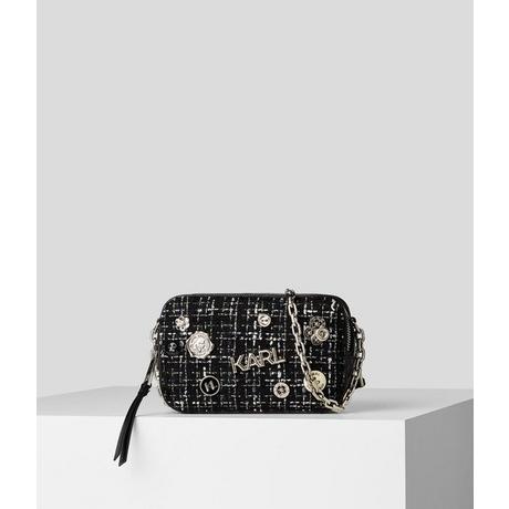 KARL LAGERFELD  KPINS BOUCLE CAMERA BAG-0 